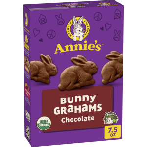 Annie's Organic Chocolate Bunny Grahams package