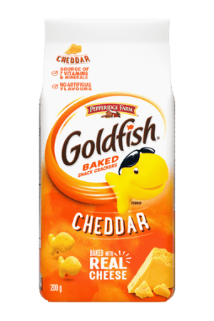 Pepperidge Farm Goldfish Cheddar crackers package