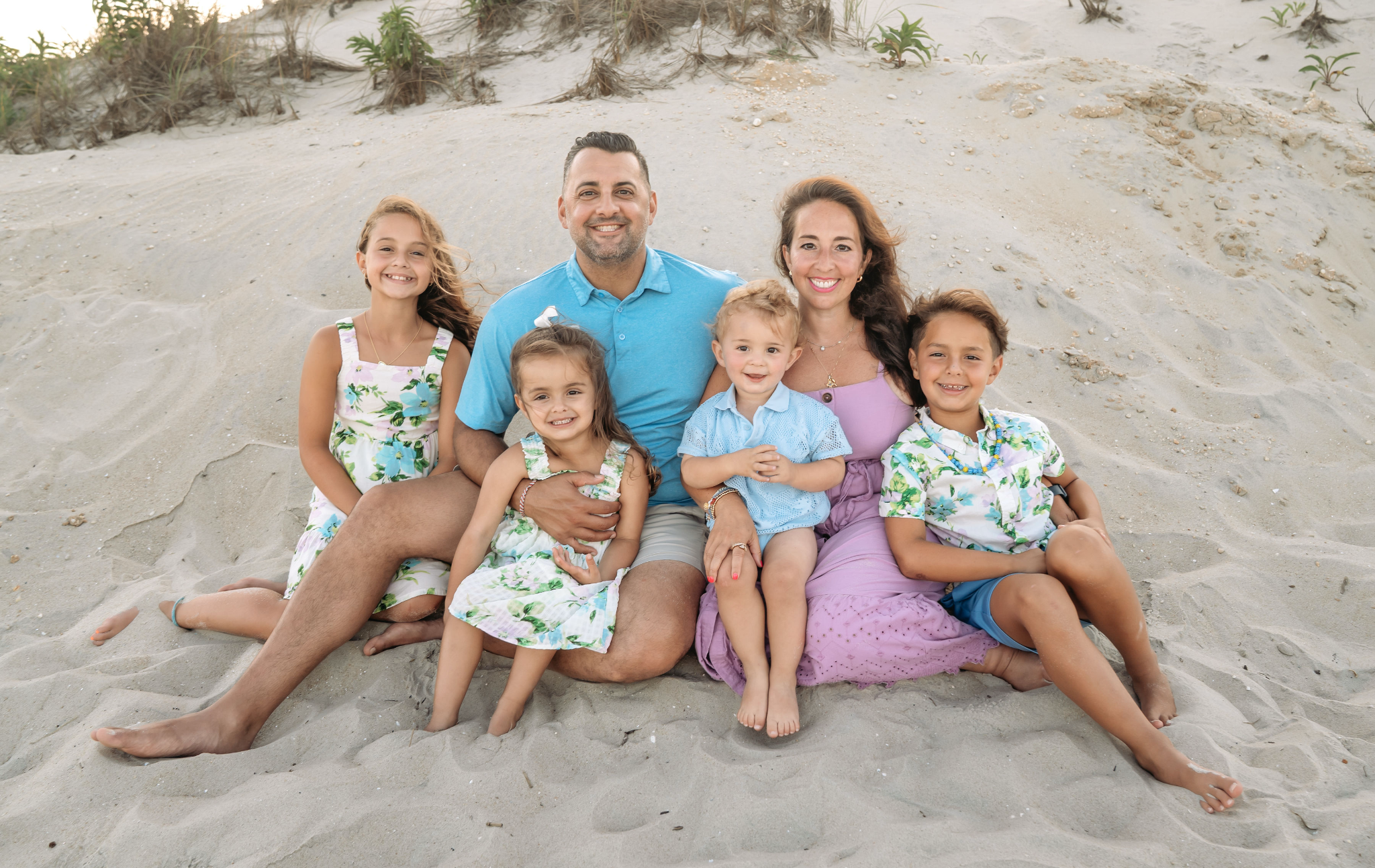 The UnRestricted Diet family together at the beach