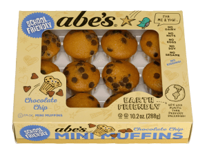 Abe’s Chocolate Chip Mini Muffins package