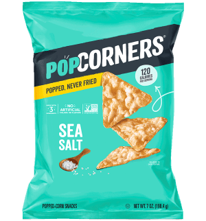 PopCorners Sea Salt Popped Corn Snacks package